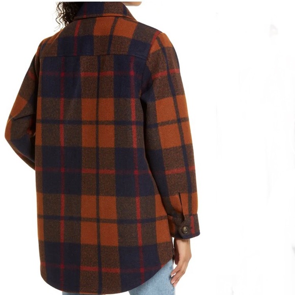 Treasure Bond Button Front Plaid Shirt 